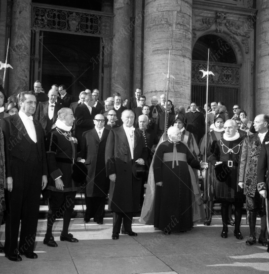 Adenauer - 1960 Adenauer in visita in Vaticano-053