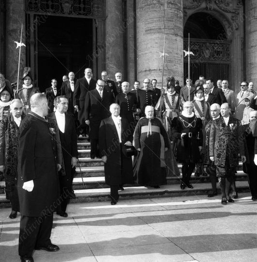 Adenauer - 1960 Adenauer in visita in Vaticano-054