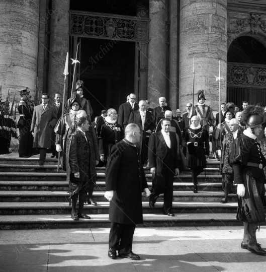 Adenauer - 1960 Adenauer in visita in Vaticano-058