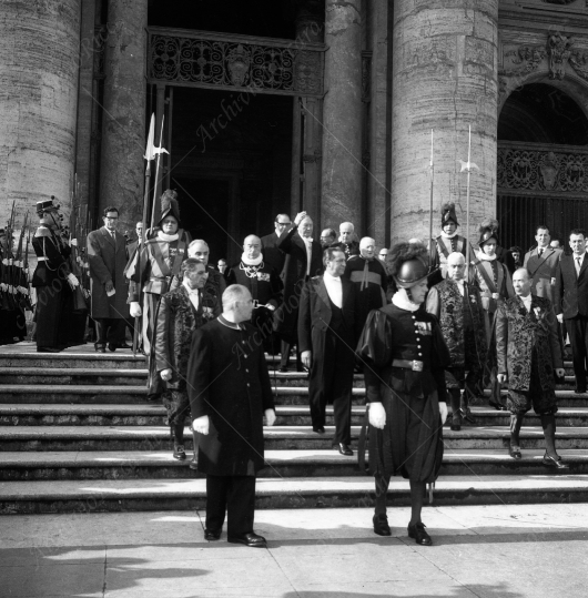Adenauer - 1960 Adenauer in visita in Vaticano-059