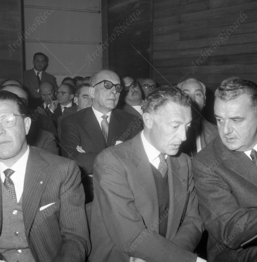 Agnelli Gianni assemblea industriali anno 1963 con Falck - 125