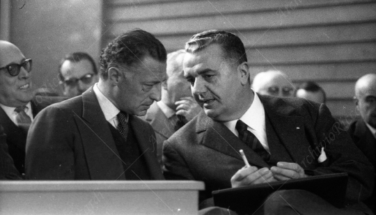 Agnelli Gianni assemblea industriali con Falk anno 1963 -  - 053