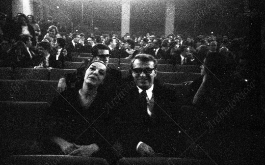 Anna Proclemer - 1964-  con Giorgio Albertazzi al Parioli - 031
