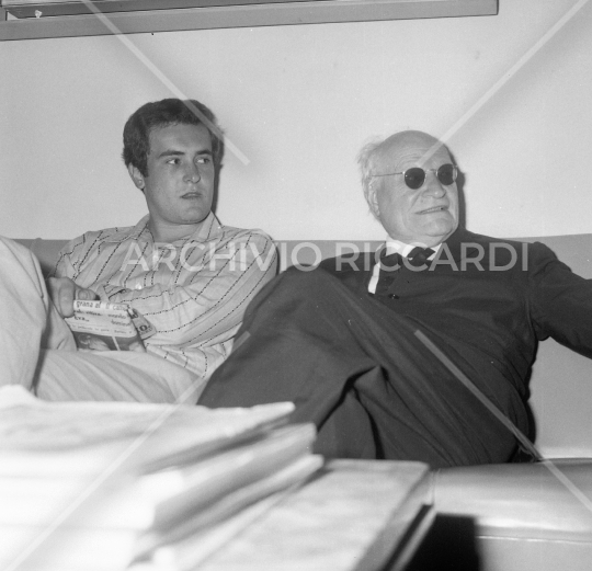 Bernardo Bertolucci - 1962 - a Viareggio con Giuseppe Ungaretti - 04