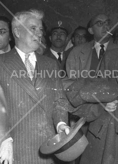 Charlie Chaplin - 1955 -Arrivo a Roma - 15