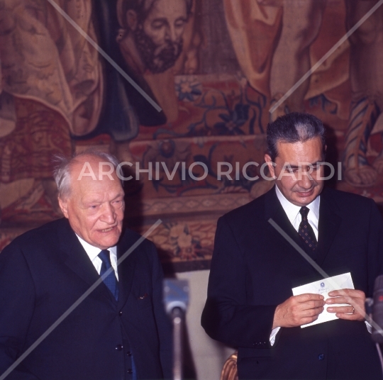 Giuseppe Ungaretti - 1968 - con Aldo Moro - 225