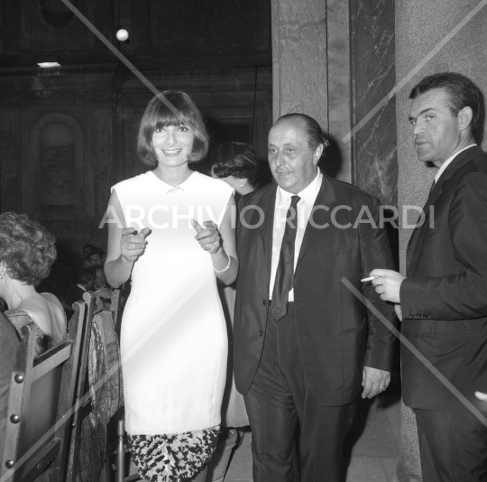 Guido Alberti al Premio Strega con Rossella Falk - 836 - 1962