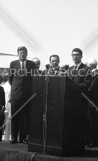 John Fitzgerald Kennedy - 1963 - visita Roma - 1 Luglio - 06