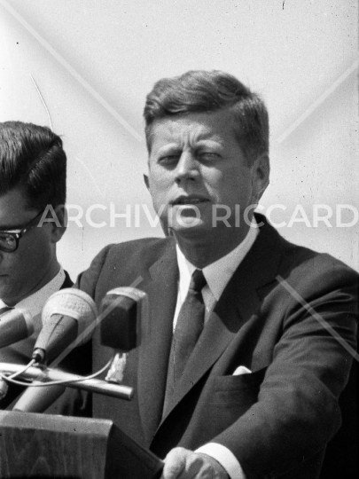 John Fitzgerald Kennedy - 1963 - visita Roma - 1 Luglio - 14