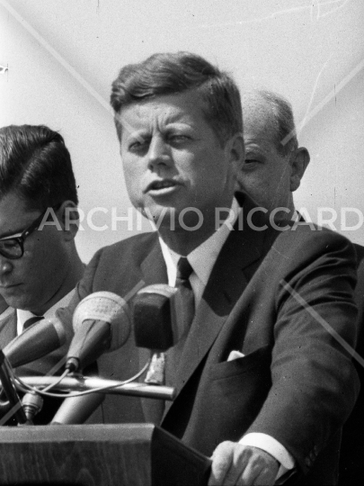 John Fitzgerald Kennedy - 1963 - visita Roma - 1 Luglio - 15