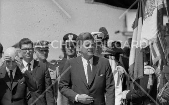John Fitzgerald Kennedy - 1963 - visita Roma - 1 Luglio - 21