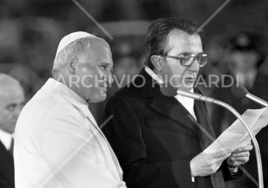 Karol Wojtyła - Papa - con Giulio Andreotti all