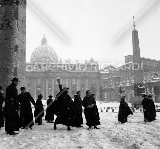 Neve a Roma - Piazza San Pietro - 801