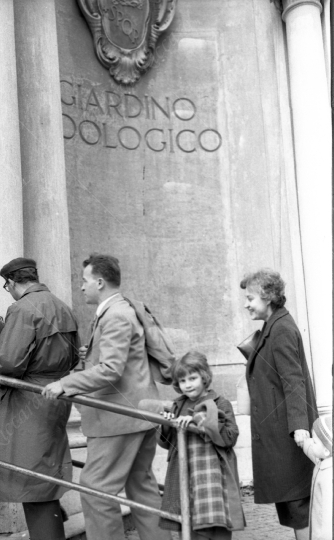 Pietro Ingrao con il figlio allo zoo 1961 8