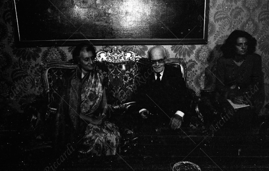 Sandro Pertini - 1981 - con Indira Gandhi - 074