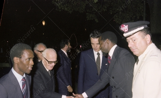 Sandro Pertini - 1981 - con Presidente Rep Mozambico - 034