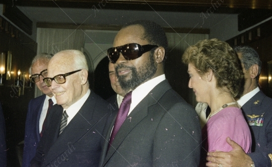 Sandro Pertini - 1981 - con Presidente Rep Mozambico - 043