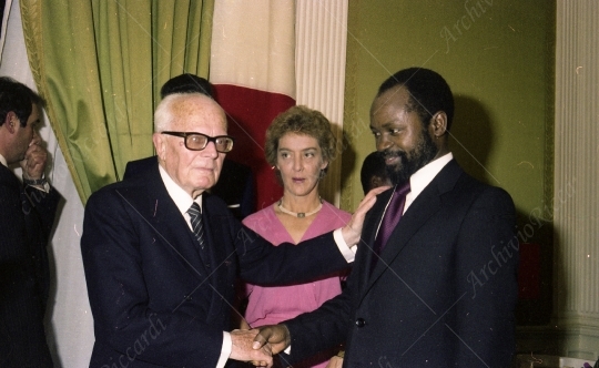 Sandro Pertini - 1981 - con Presidente Rep Mozambico - 049