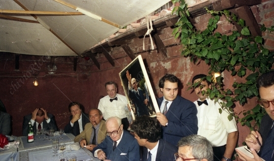 Sandro Pertini - 1987 - Cena PSI con Maurizio Riccardi - 167