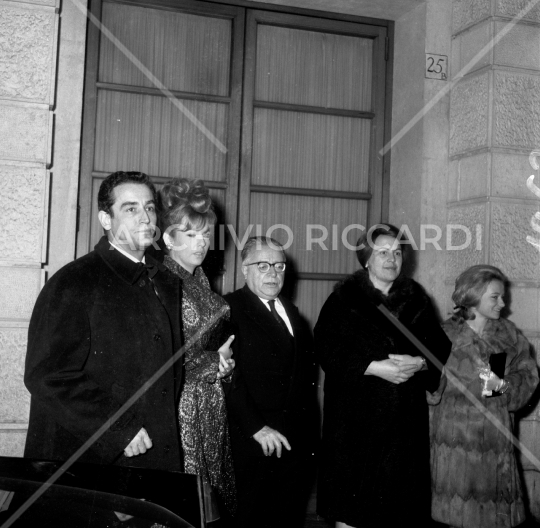 Vittorio Gassman - 1964 - 185 - con Palmiro Togliatti e Nilde Iotti