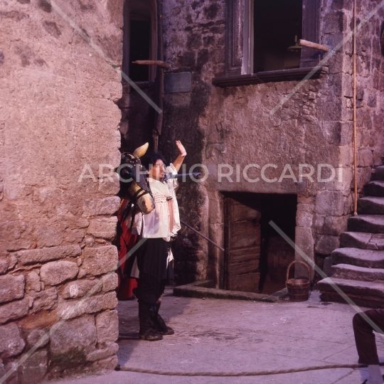 Vittorio Gassman - 1966 - 187 - sul set de L armata Brancaleone