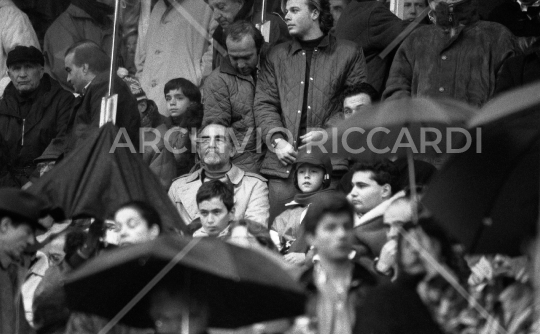 Vittorio Gassman - 1986 - 202 - allo stadio