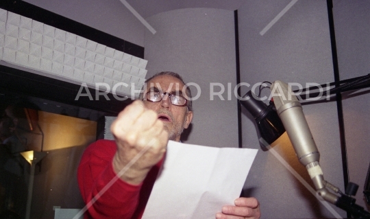 Vittorio Gassman - 1996 - 265 - Sala di doppiaggio