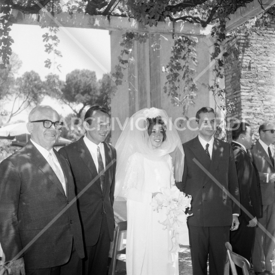 1963 Aldo Moro al matrimonio figlia di Storti 0097