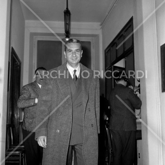 1963 Aldo Moro crisi gov alla camilluccia 0165