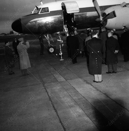 Adenauer - 1960 Adenauer arrivo a Roma-086