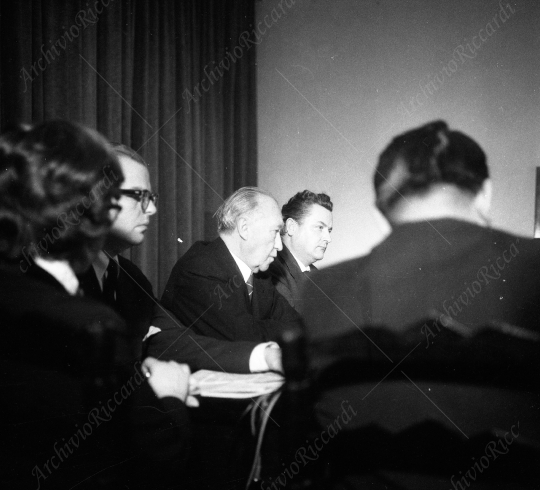 Adenauer - 1960 Adenauer arrivo a Roma-091