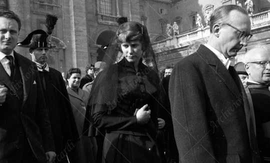 Adenauer - 1960 Adenauer in visita dal papa-026