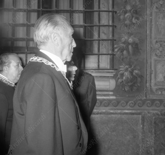Adenauer - 1960 Adenauer in visita in Vaticano-035