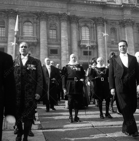 Adenauer - 1960 Adenauer in visita in Vaticano-038