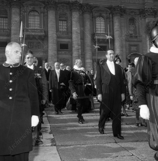 Adenauer - 1960 Adenauer in visita in Vaticano-039