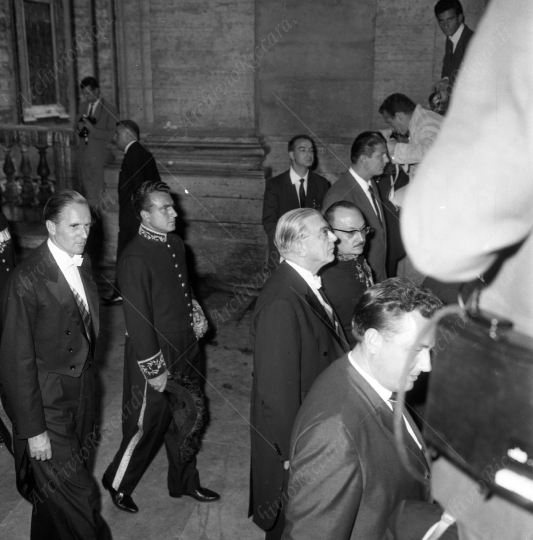 Adenauer - 1960 Adenauer in visita in Vaticano-041