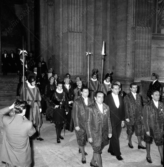 Adenauer - 1960 Adenauer in visita in Vaticano-045