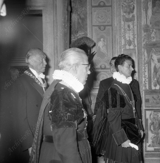 Adenauer - 1960 Adenauer in visita in Vaticano-051