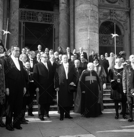 Adenauer - 1960 Adenauer in visita in Vaticano-052