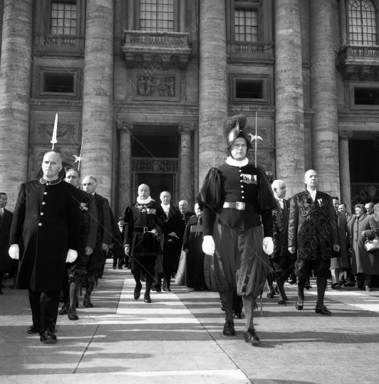 Adenauer - 1960 Adenauer in visita in Vaticano-055