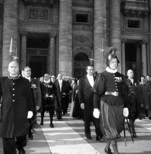 Adenauer - 1960 Adenauer in visita in Vaticano-056