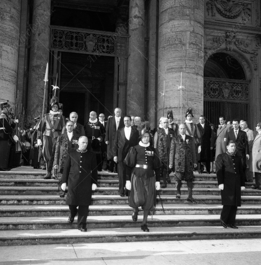 Adenauer - 1960 Adenauer in visita in Vaticano-060
