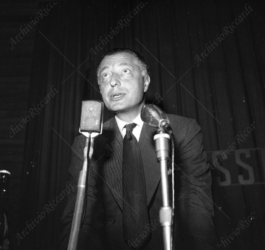 Agnelli Gianni con Andreotti industriali anno 1966 - 221