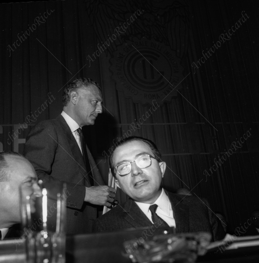 Agnelli Gianni con Andreotti industriali anno 1966 - 230