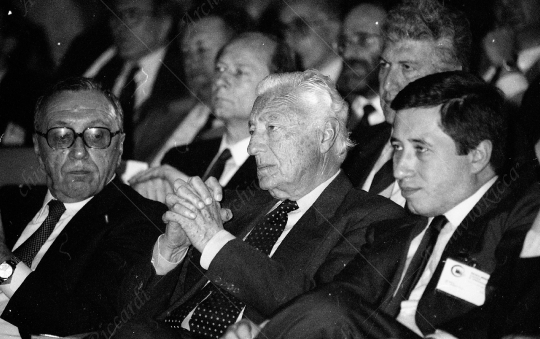 Agnelli Gianni Confindustria con Gardini anno 1989 - 064
