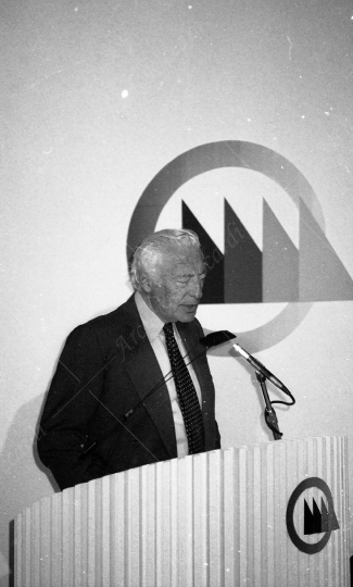 Agnelli Gianni Confindustria con Gardini anno 1989 - 066