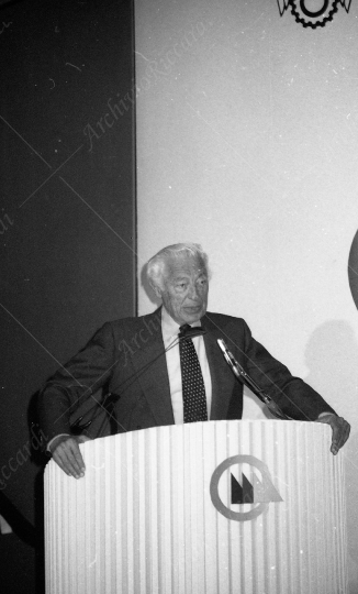Agnelli Gianni Confindustria con Gardini anno 1989 - 070