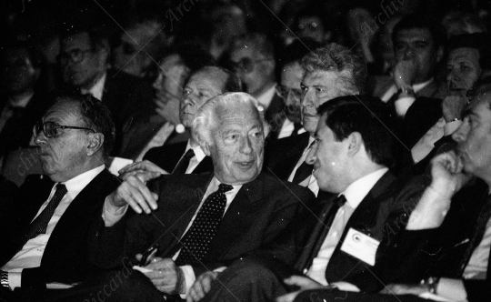 Agnelli Gianni Confindustria con Gardini anno 1989 - 076
