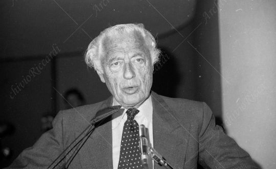 Agnelli Gianni Confindustria con Gardini anno 1989 - 080