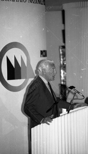 Agnelli Gianni Confindustria con Gardini anno 1989 - 081